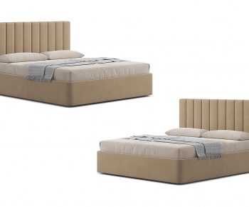 Modern Double Bed-ID:726679093