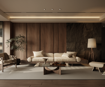 Wabi-sabi Style A Living Room-ID:244182115