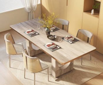 Modern Dining Table And Chairs-ID:837111958