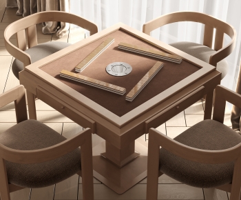 Modern Mahjong Tables And Chairs-ID:866921906