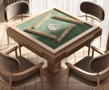 Modern Mahjong Tables And Chairs-ID:931736959