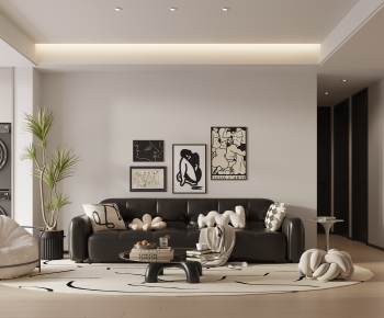 Modern A Living Room-ID:985291969