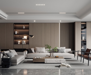 Modern A Living Room-ID:971066955
