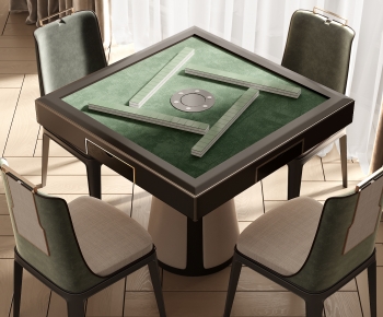 Modern Mahjong Tables And Chairs-ID:676789053