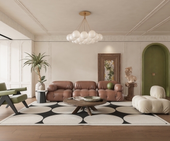 French Style A Living Room-ID:341284048