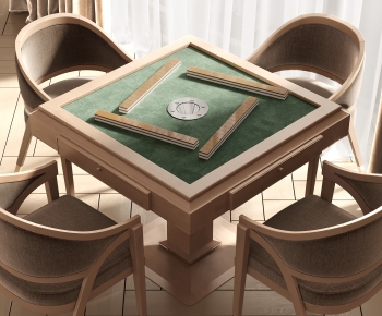 Modern Mahjong Tables And Chairs-ID:971191882