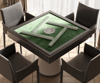 Modern Mahjong Tables And Chairs-ID:460690988