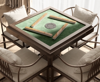 新中式麻将桌椅组合-ID:938039062