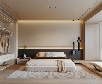 Modern Wabi-sabi Style Bedroom-ID:723614939