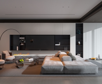 Modern A Living Room-ID:274920943