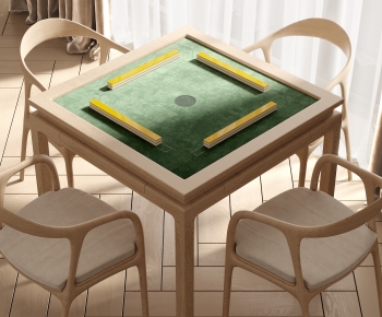 Modern Mahjong Tables And Chairs-ID:462723028