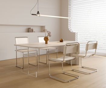 Modern Dining Table And Chairs-ID:837662942