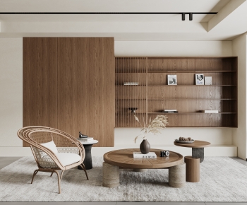 Wabi-sabi Style A Living Room-ID:947069882