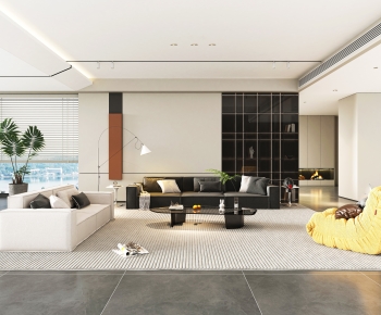 Modern A Living Room-ID:814248097