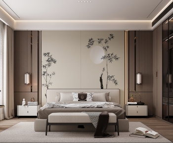 New Chinese Style Bedroom-ID:187330013