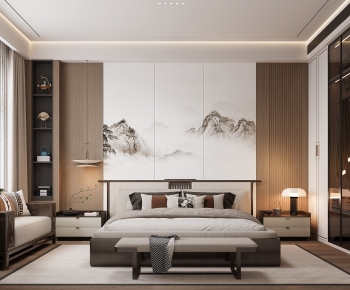 New Chinese Style Bedroom-ID:324850085