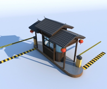 New Chinese Style Building Component-ID:419003014