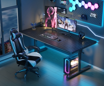 Modern Esports Tables And Chairs-ID:177279007