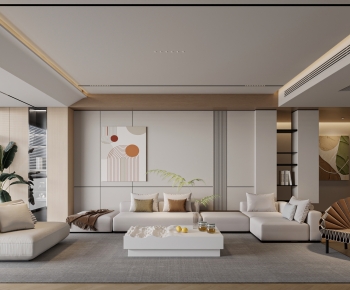 Modern A Living Room-ID:610754977