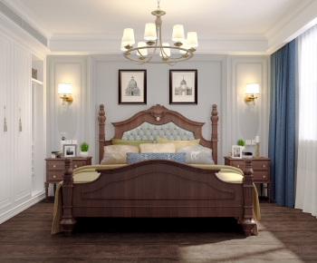 American Style Bedroom-ID:365699052