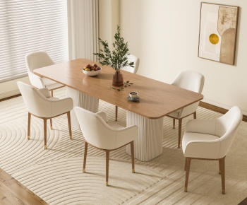 Nordic Style Dining Table And Chairs-ID:295923951