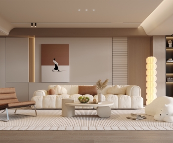 Modern A Living Room-ID:986861945