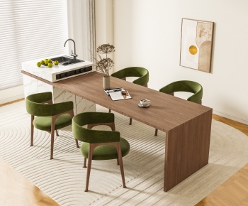 Nordic Style Dining Table And Chairs-ID:800911909