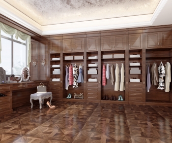 American Style Clothes Storage Area-ID:207449911