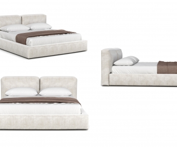 Modern Double Bed-ID:526499996