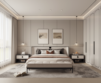 New Chinese Style Bedroom-ID:589786059