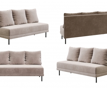 Modern Three-seat Sofa-ID:382195002