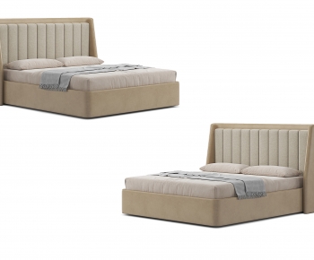 Nordic Style Double Bed-ID:823918101