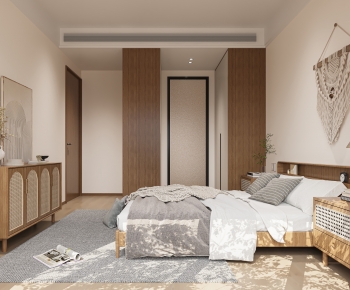 Wabi-sabi Style Bedroom-ID:531033996