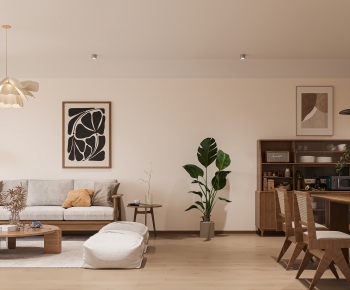 Wabi-sabi Style A Living Room-ID:557018049