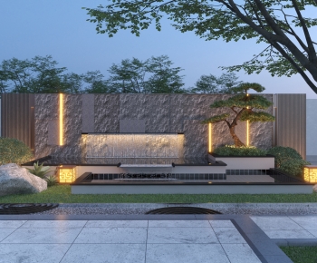 New Chinese Style Courtyard/landscape-ID:122935067