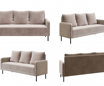 Modern Nordic Style Three-seat Sofa-ID:423924927