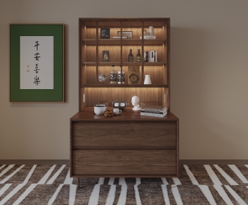 Wabi-sabi Style Decorative Cabinet-ID:984044089
