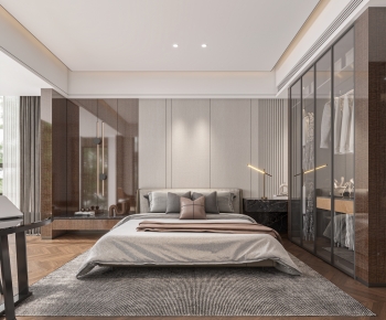 Modern New Chinese Style Bedroom-ID:327402112