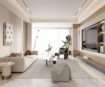 Modern A Living Room-ID:108947996
