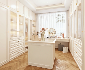 French Style Clothes Storage Area-ID:346860954