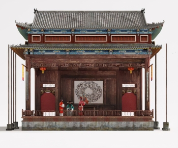 Chinese Style Ancient Architectural Buildings-ID:441059116