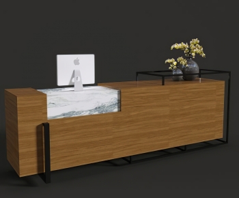 Chinese Style Reception Desk-ID:425281055