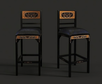 Chinese Style Bar Chair-ID:597999106