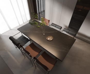 Modern Dining Table And Chairs-ID:334222081