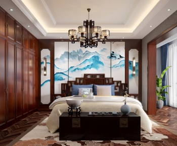 Chinese Style Bedroom-ID:806210075
