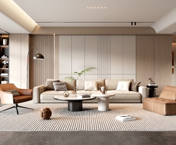 Modern A Living Room-ID:719005112
