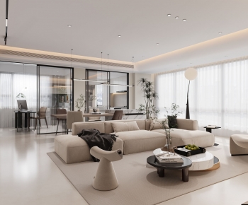 Modern A Living Room-ID:535801895