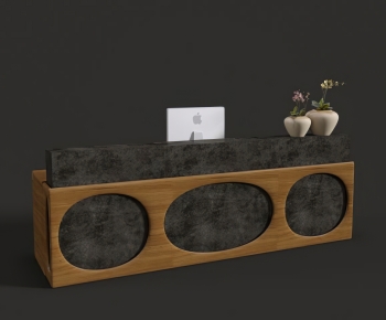 Chinese Style Reception Desk-ID:748089082