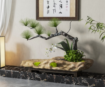 New Chinese Style Potted Green Plant-ID:249414921