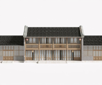 Chinese Style Ancient Architectural Buildings-ID:395114904